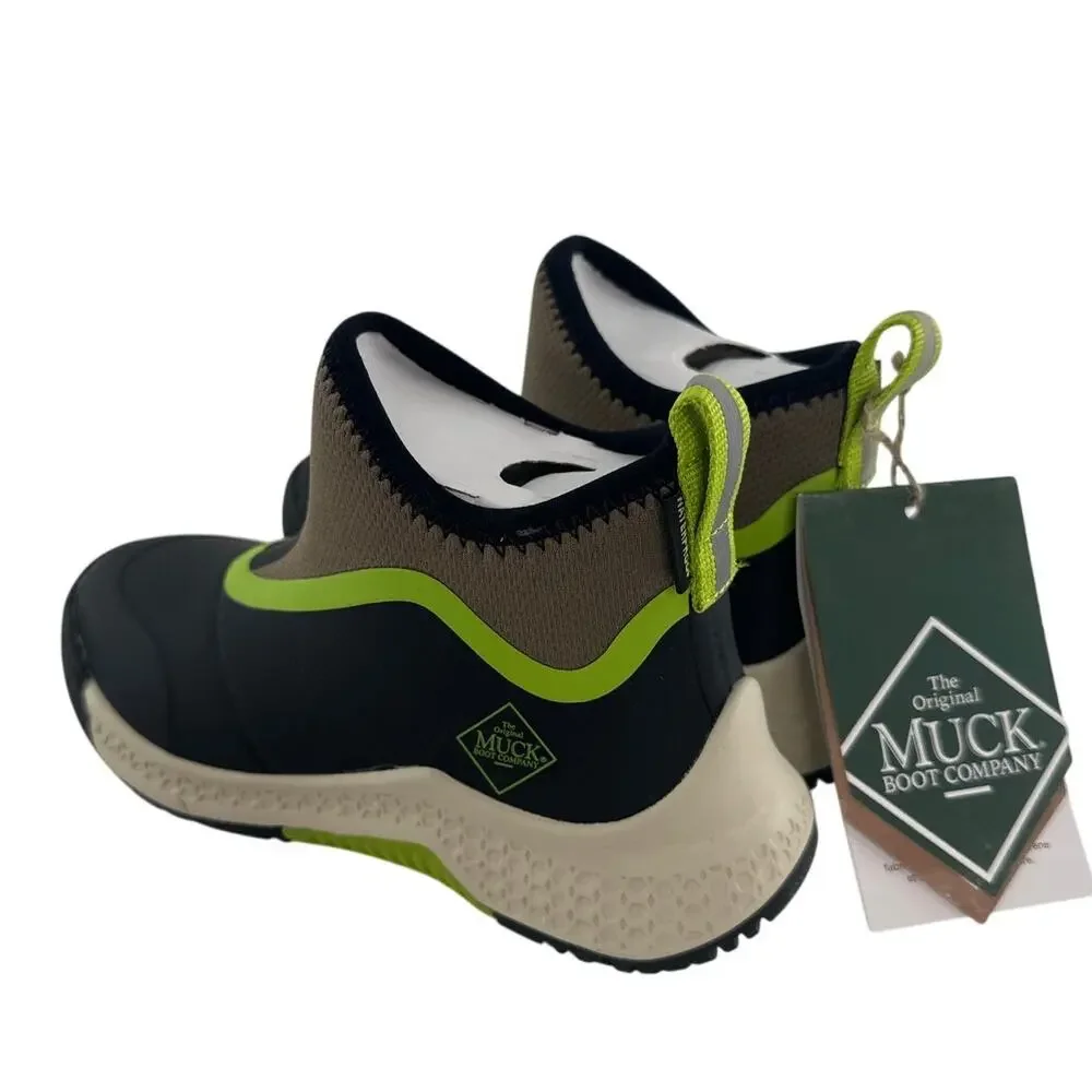 Muck Boots Kids Walnut/ Black/Green Outscape Pull On Boots Size 12